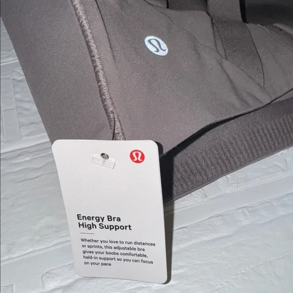 Lululemon Energy Bra High Support 32DDD NWT TAUPE - Picture 3 of 7